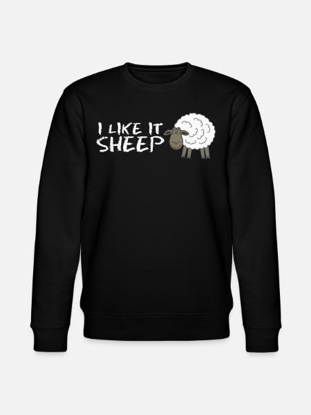 Sheep Shepherd Farmer Cheap - Stanley/Stella CHANGER Unisex Organic Sweatshirt - black