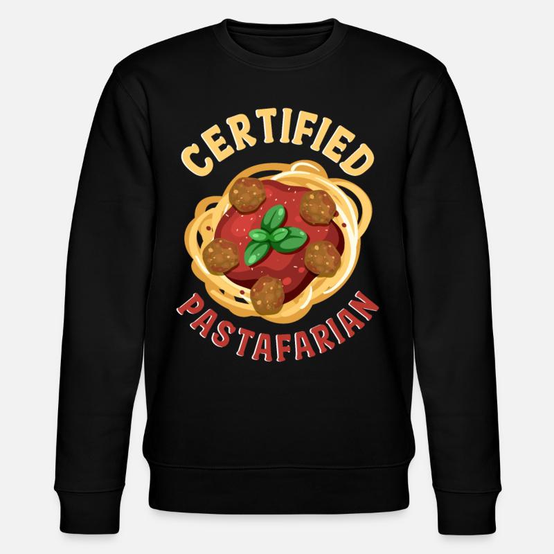 Fliegendes Spaghettimonster FSM - Stanley/Stella Unisex Bio-Sweatshirt CHANGER  - Schwarz