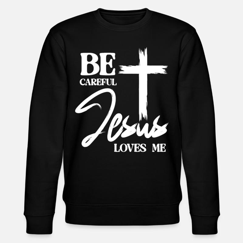 Croix Jésus-Christ Christianisme - Sweat bio CHANGER Stanley/Stella Unisexe - noir