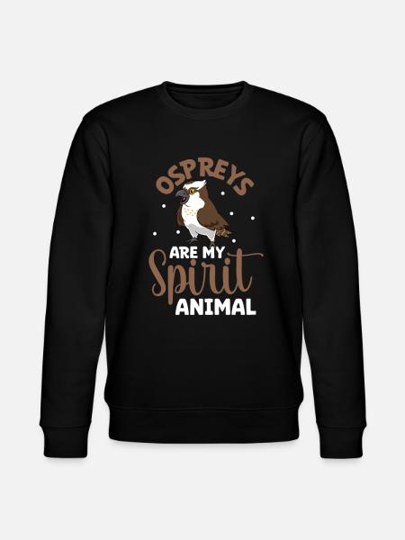 Favorite animal - Osprey - Stanley/Stella CHANGER Unisex Organic Sweatshirt - black