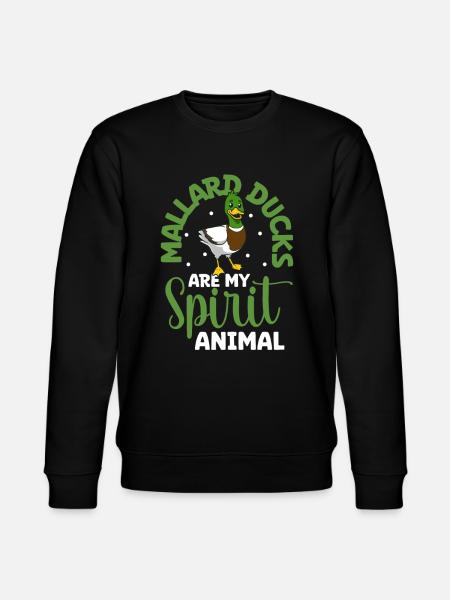 Favourite animal - Mallard - Stanley/Stella CHANGER Unisex Organic Sweatshirt - black