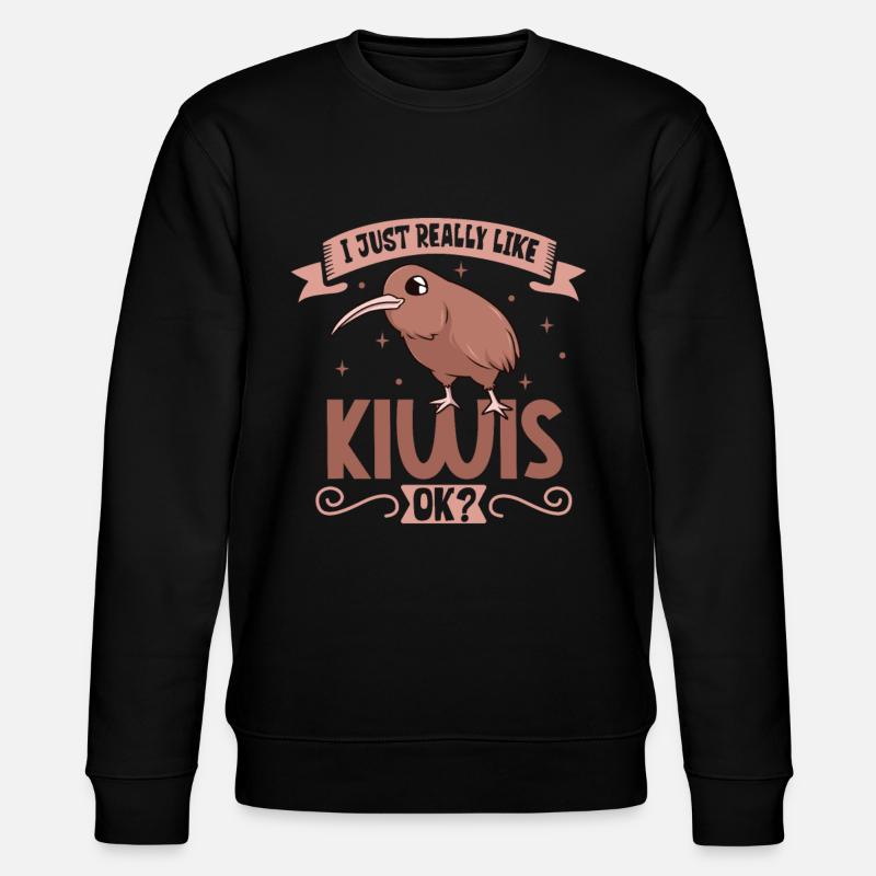 J’adore mon kiwi - Sweat bio CHANGER Stanley/Stella Unisexe - noir