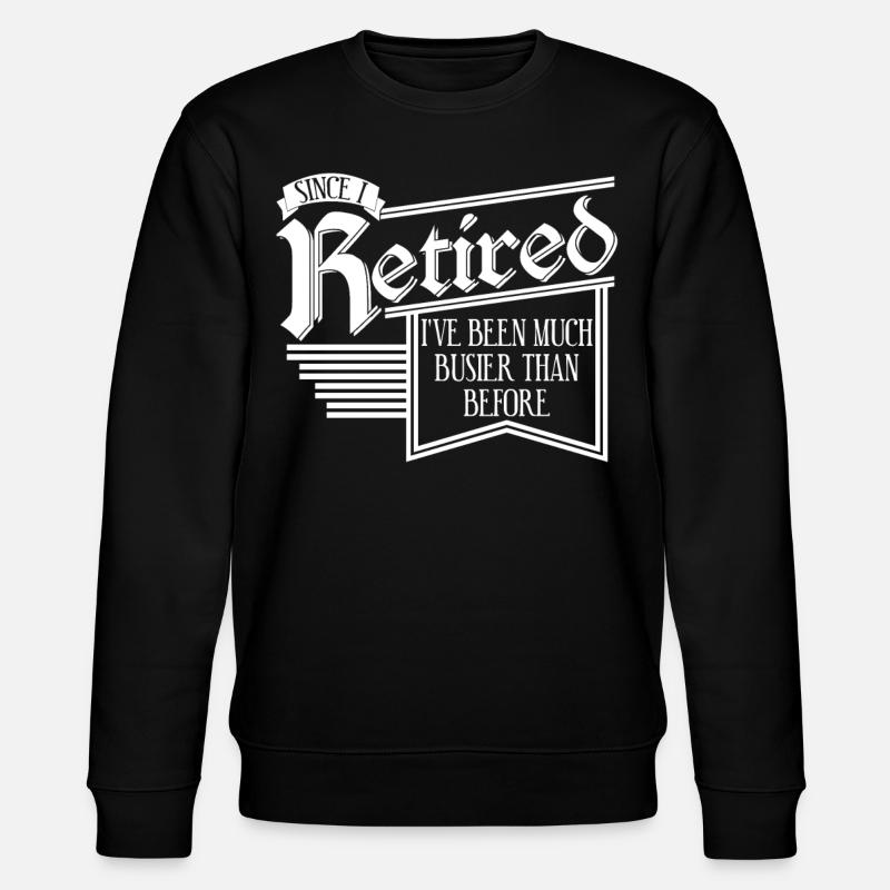 Annuity Retirement Pension Pensionier - Stanley/Stella Unisex Bio-Sweatshirt CHANGER  - Schwarz