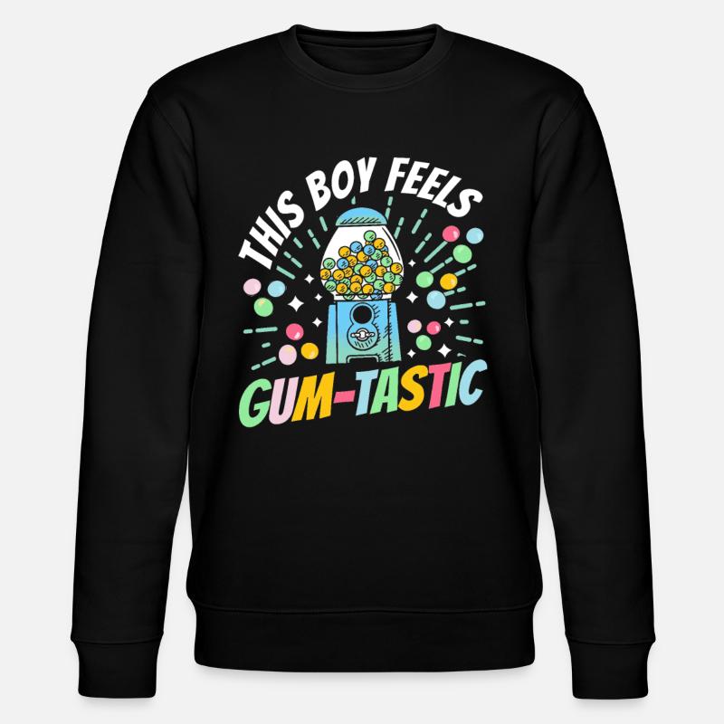 Funny chewing gum machine - Stanley/Stella CHANGER Unisex Organic Sweatshirt - black