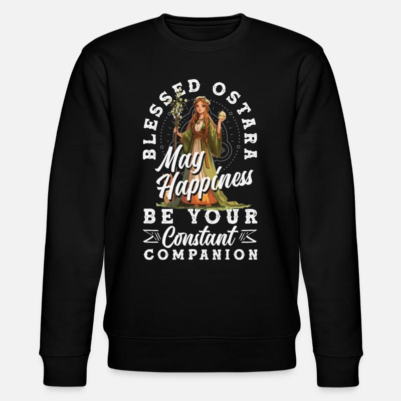 Pâques Eostre Printemps païen - Sweat bio CHANGER Stanley/Stella Unisexe - noir