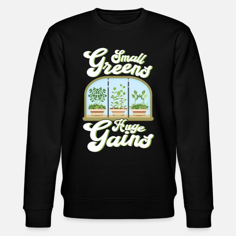 Jardinage de l’agriculture micro-verte - Sweat bio CHANGER Stanley/Stella Unisexe - noir