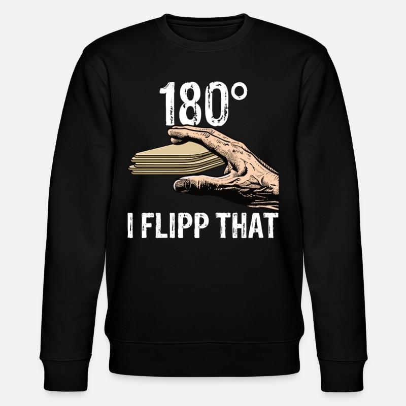 Coasters Flip Over Game - Stanley/Stella CHANGER Unisex Organic Sweatshirt - black
