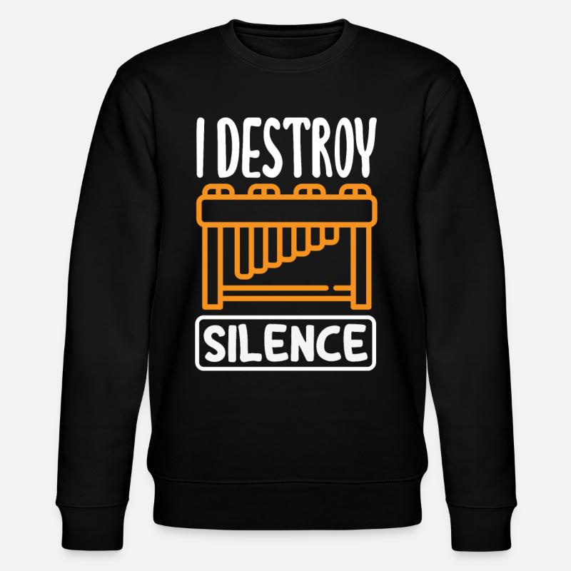 Vibraphon-musikinstrument - Stanley/Stella Unisex Bio-Sweatshirt CHANGER - Schwarz