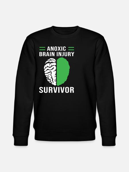 Brain injury stroke - Stanley/Stella CHANGER Unisex Organic Sweatshirt - black