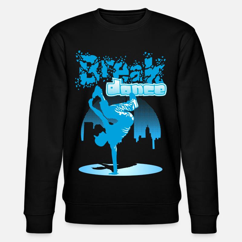 City breakdance - Stanley/Stella Unisex Bio-Sweatshirt CHANGER  - Schwarz