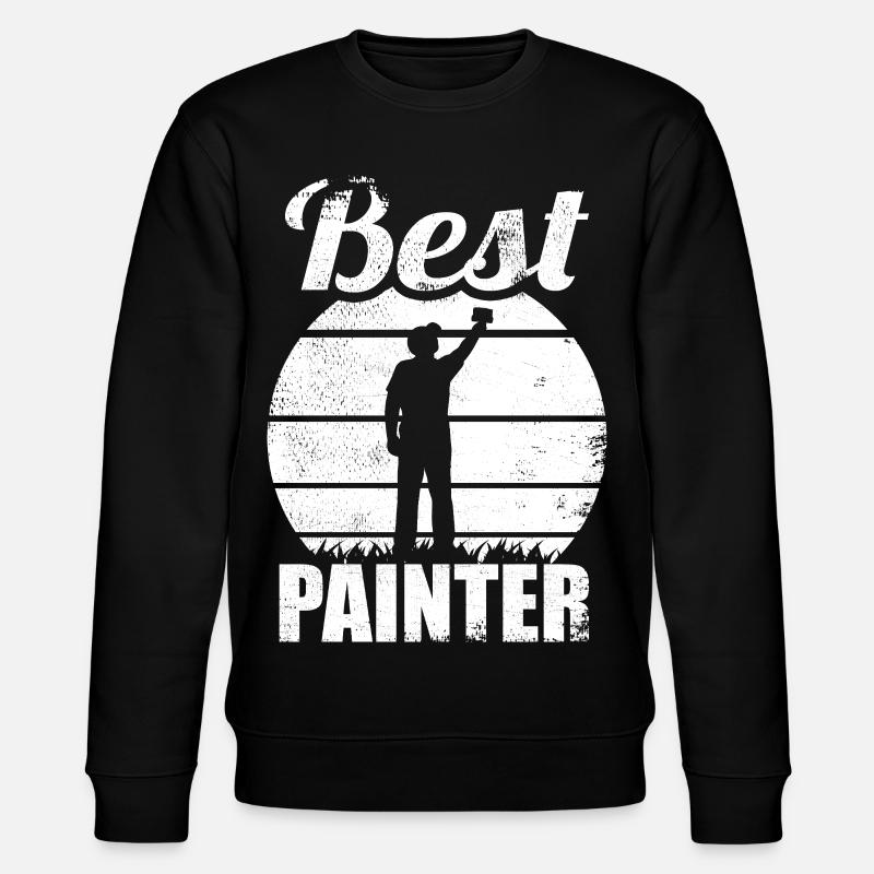 Bester Maler und Lackierer - Stanley/Stella Unisex Bio-Sweatshirt CHANGER  - Schwarz