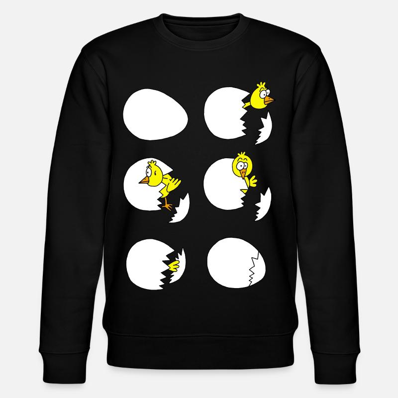 The chick - Stanley/Stella CHANGER Unisex Organic Sweatshirt - black