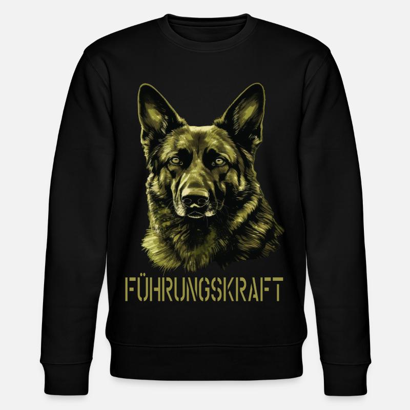 German Shepherd Executive German Shepherd - Stanley/Stella CHANGER Unisex Organic Sweatshirt - black