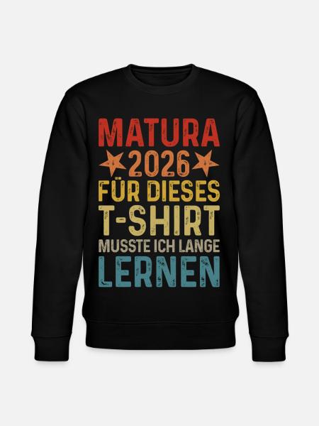 Matura 2026 - Stanley/Stella CHANGER Unisex Organic Sweatshirt - black
