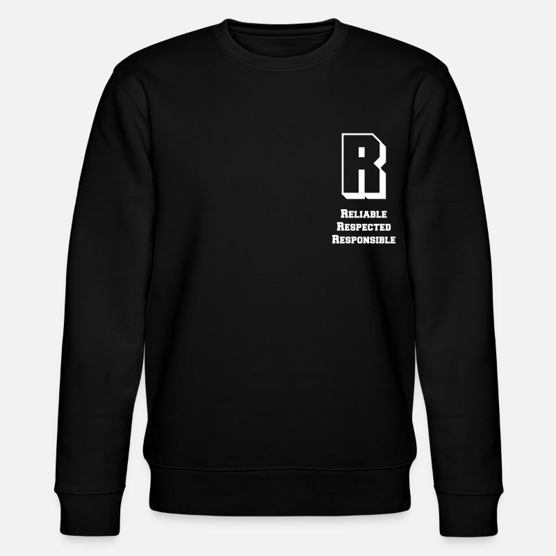 Lettre & Caractères (R) - Sweat bio CHANGER Stanley/Stella Unisexe - noir