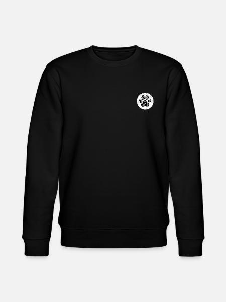 Tierpfote Tierliebe Tierschutz - Stanley/Stella Unisex Bio-Sweatshirt CHANGER - Schwarz
