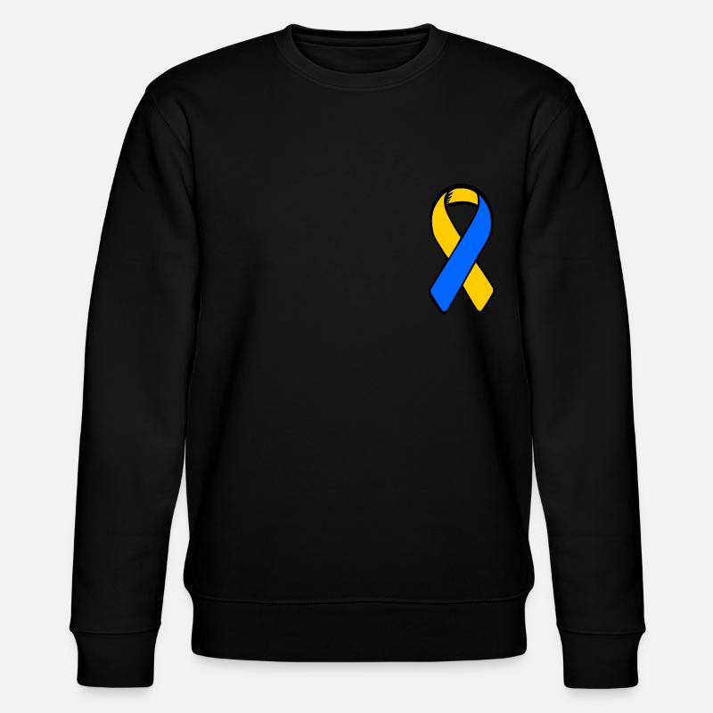 Ukraine - Stanley/Stella Unisex Bio-Sweatshirt CHANGER  - Schwarz