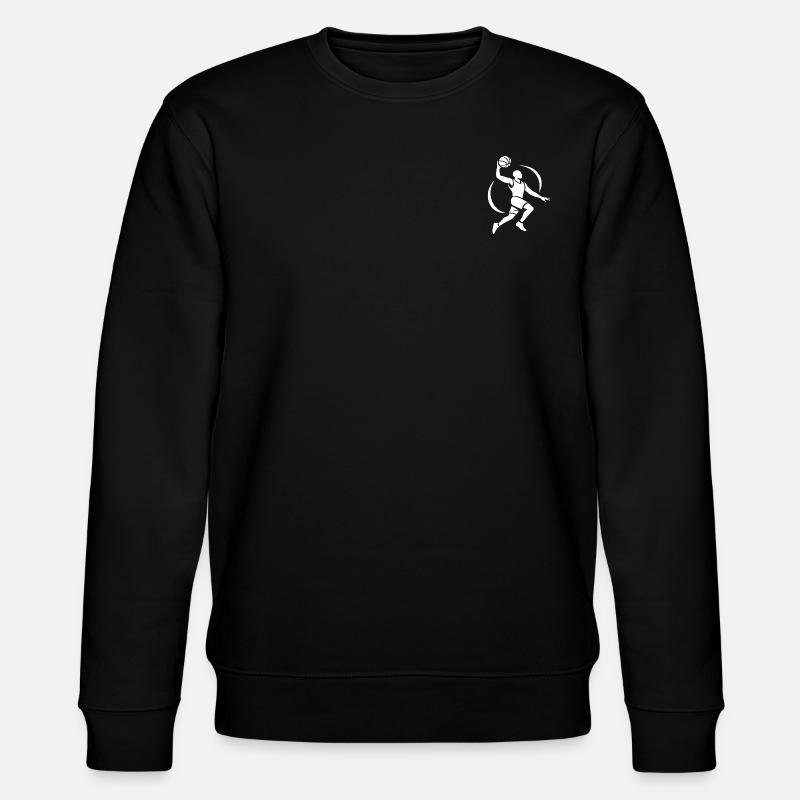 Basketballspieler - Stanley/Stella Unisex Bio-Sweatshirt CHANGER - Schwarz