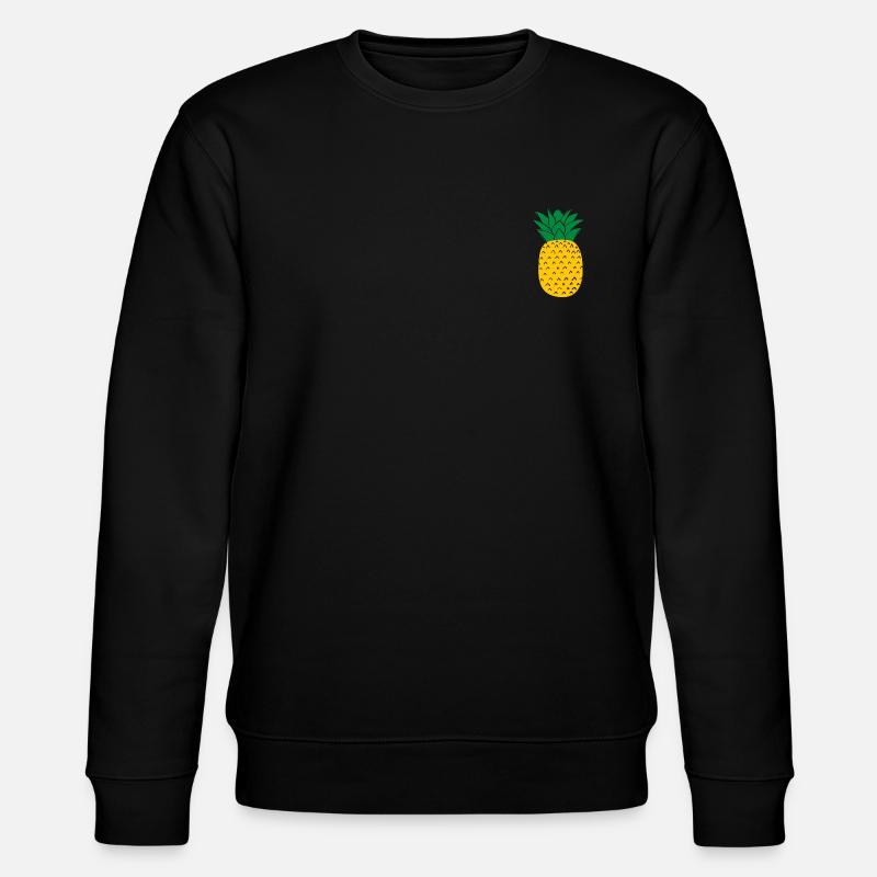 pineapple - Stanley/Stella CHANGER Unisex Organic Sweatshirt - black