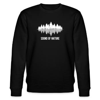 Sound Of Nature Sound Of Nature Forest - Stanley/Stella CHANGER Unisex Organic Sweatshirt - black - Front - Nik (191cm) & Marisol (170cm)