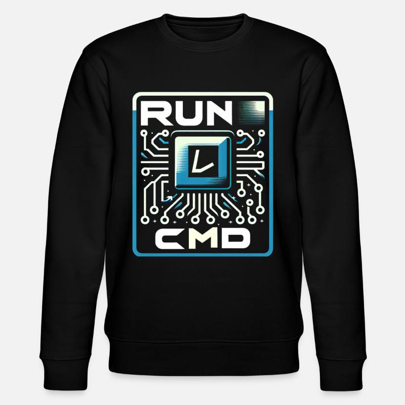 Run Cmd 38 - Stanley/Stella CHANGER Unisex Organic Sweatshirt - black