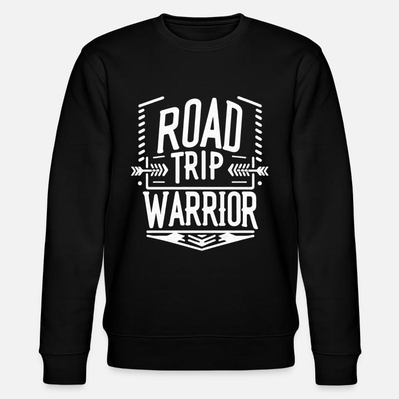 Road Trip Warrior 5 - Stanley/Stella Unisex Bio-Sweatshirt CHANGER  - Schwarz