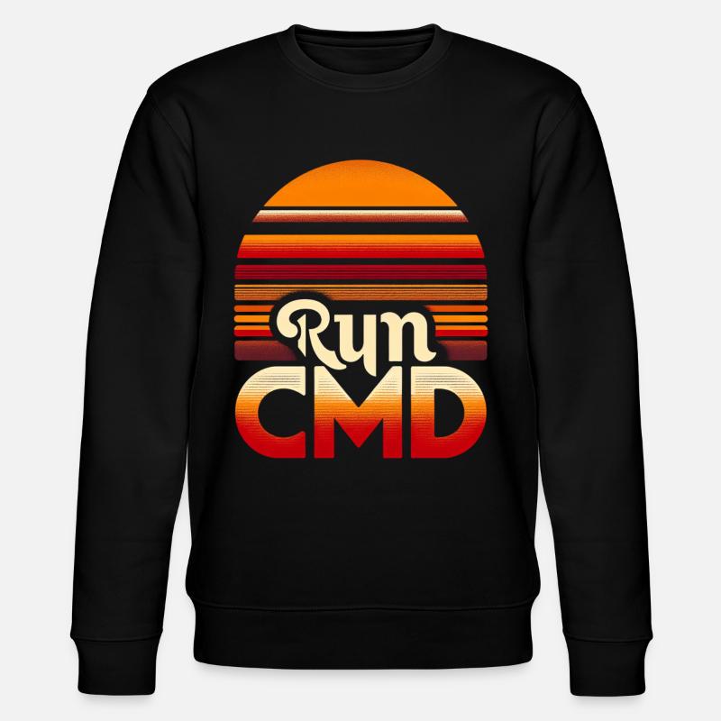 Run Cmd 44 - Stanley/Stella CHANGER Unisex Organic Sweatshirt - black