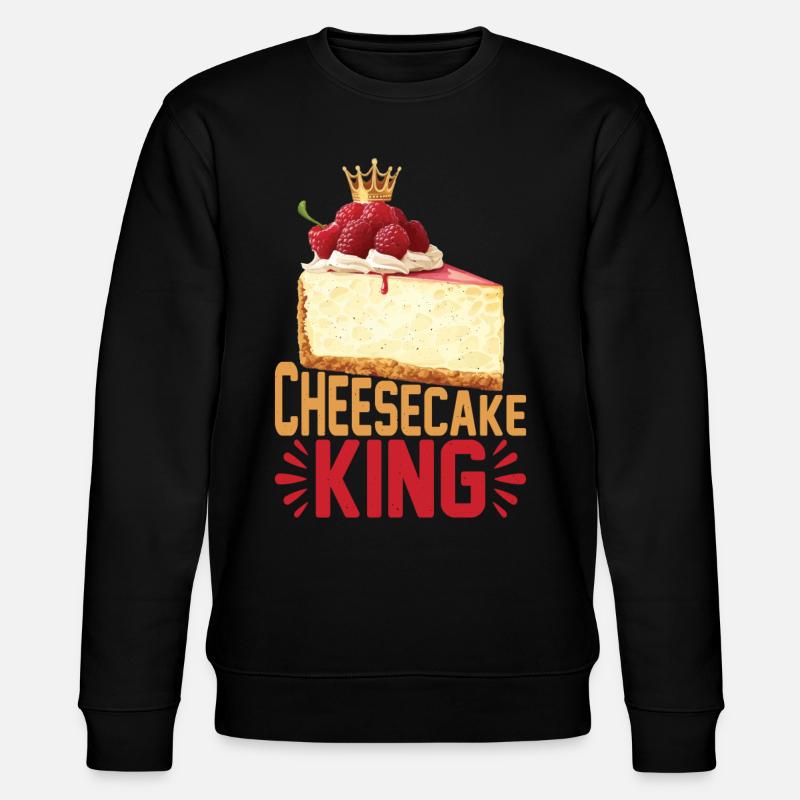 Cheesecake King 12 - Stanley/Stella Unisex Bio-Sweatshirt CHANGER  - Schwarz