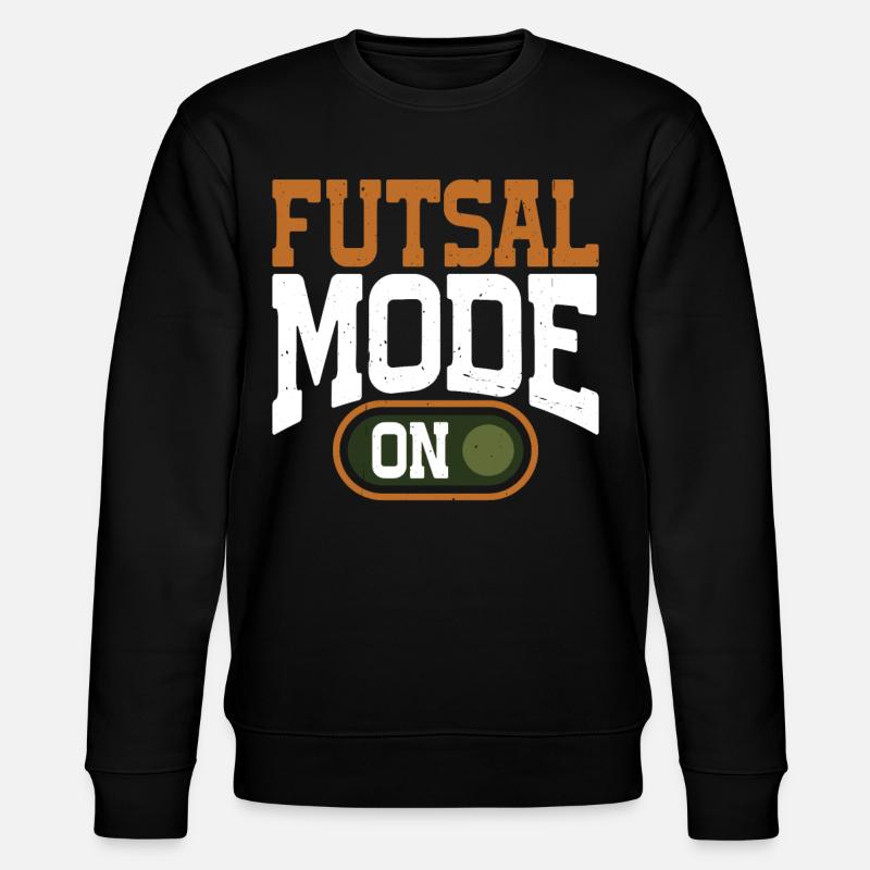 Futsal Mode On 13 - Stanley/Stella CHANGER Unisex Organic Sweatshirt - black