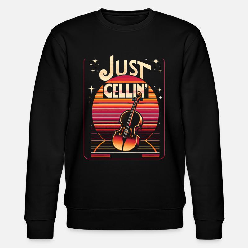 Just Cellin' 8 - Stanley/Stella Unisex Bio-Sweatshirt CHANGER  - Schwarz