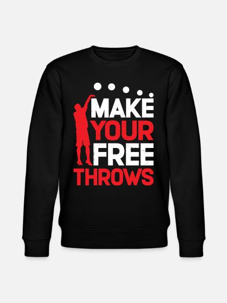 Make Your Free Throws 7 - Stanley/Stella CHANGER Unisex Organic Sweatshirt - black