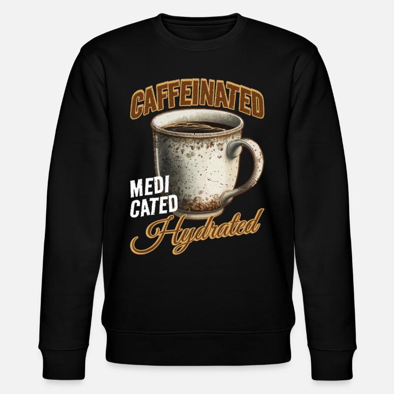 Caféiné Médicamenteux Hydraté 2 - Sweat bio CHANGER Stanley/Stella Unisexe - noir