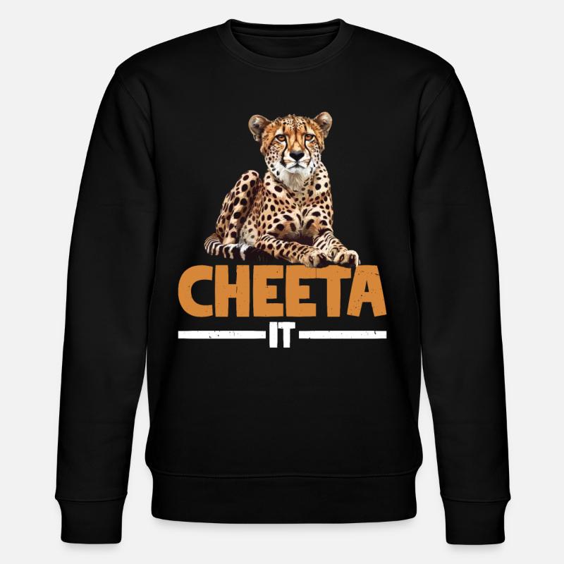 Cheeta It 2 - Stanley/Stella CHANGER Unisex Organic Sweatshirt - black