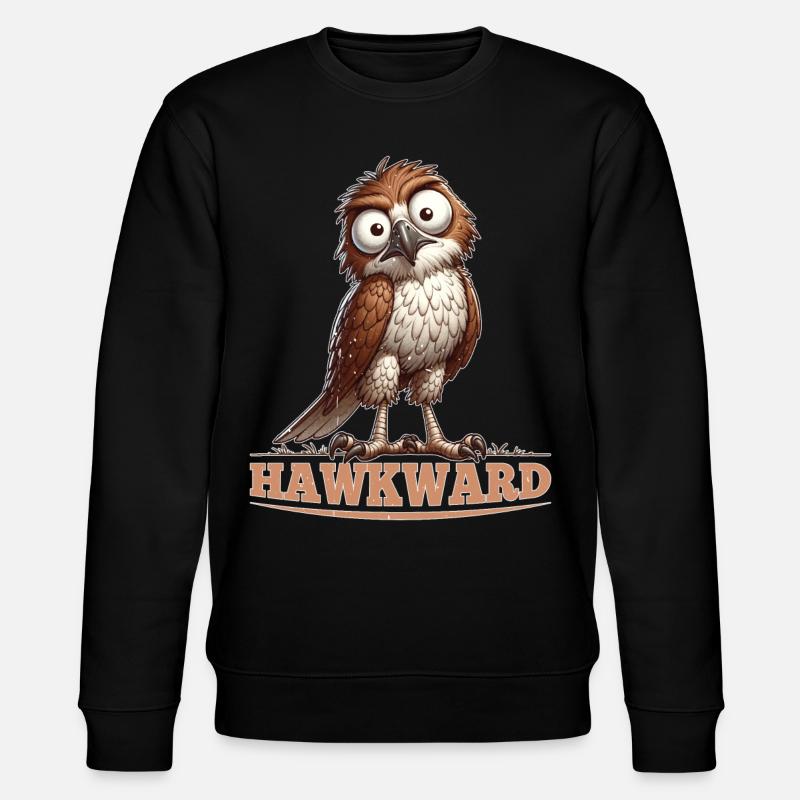 Hawkward - Stanley/Stella CHANGER Unisex Organic Sweatshirt - black