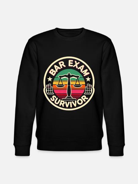 Bar Exam Survivor 14 - Stanley/Stella CHANGER Unisex Organic Sweatshirt - black