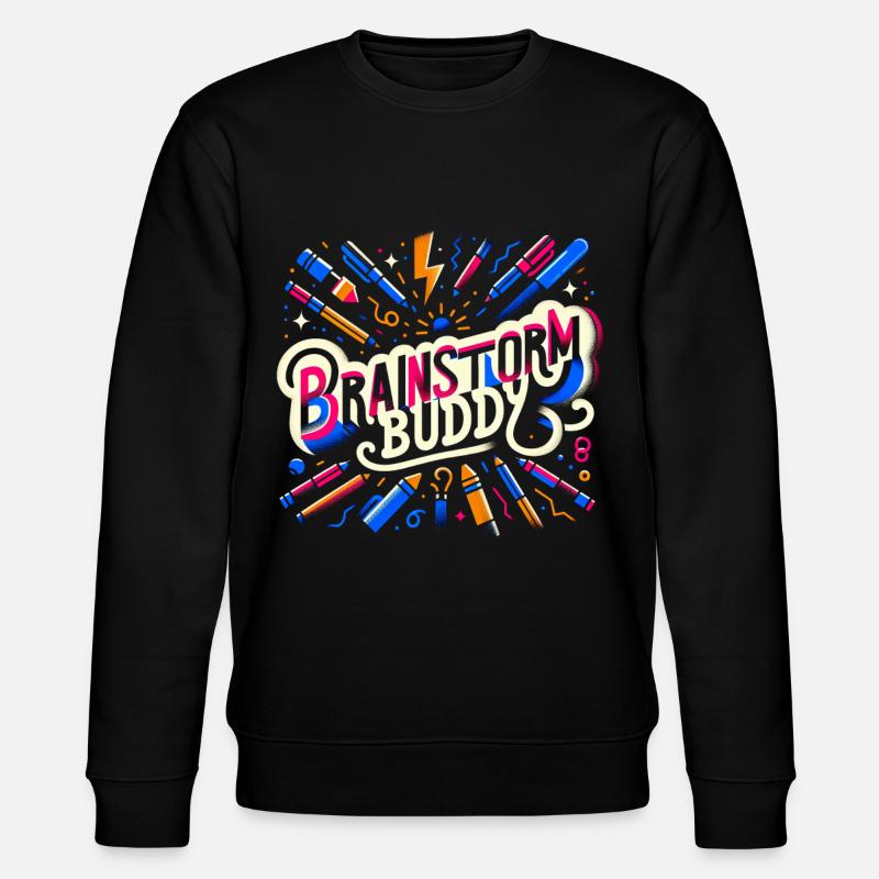 Brainstorm Buddy 10 - Stanley/Stella CHANGER Unisex Organic Sweatshirt - black