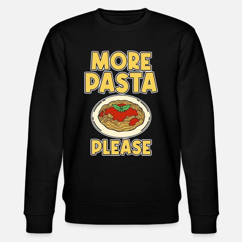 More Pasta Please 2 - Stanley/Stella CHANGER Unisex Organic Sweatshirt - black