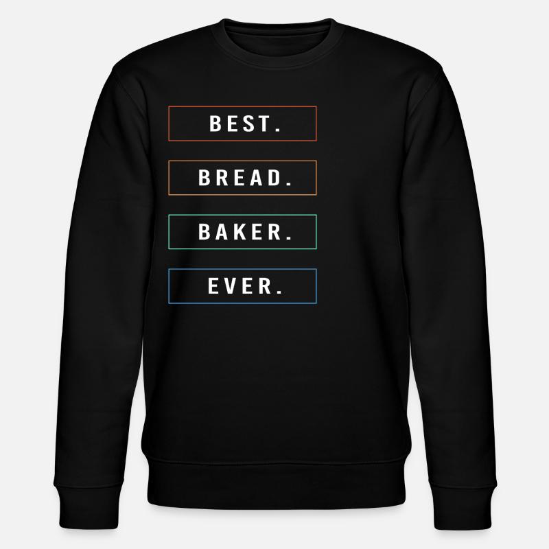 Bäcker Bäckerin Backen - Stanley/Stella Unisex Bio-Sweatshirt CHANGER  - Schwarz