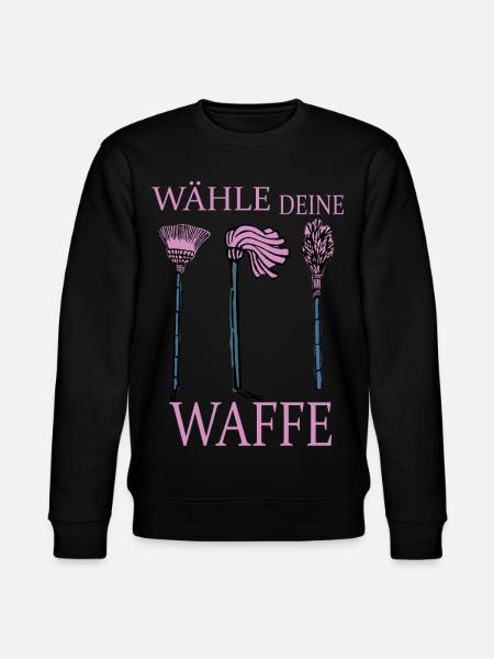 Lustige Besen - Stanley/Stella Unisex Bio-Sweatshirt CHANGER - Schwarz