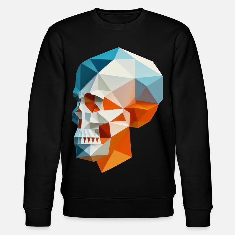 Crâne - Sweat bio CHANGER Stanley/Stella Unisexe - noir