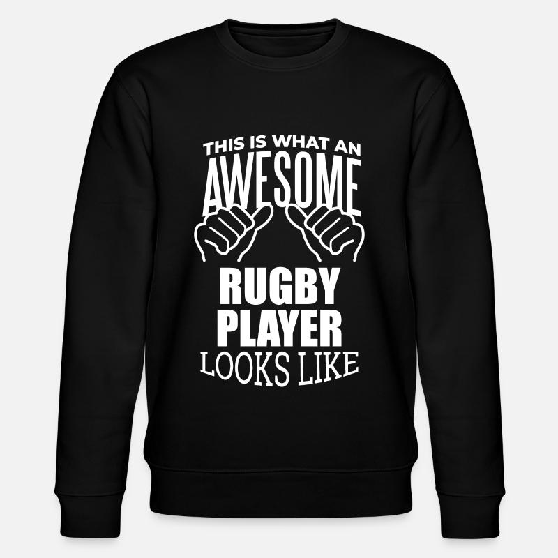 rugby - Sweat bio CHANGER Stanley/Stella Unisexe - noir