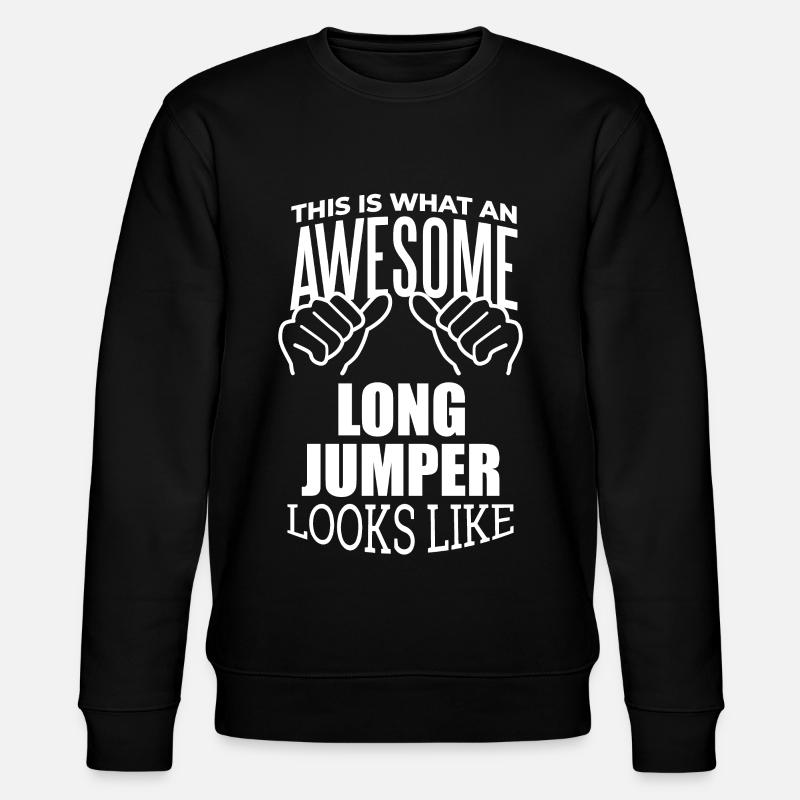 saut en longueur - Sweat bio CHANGER Stanley/Stella Unisexe - noir