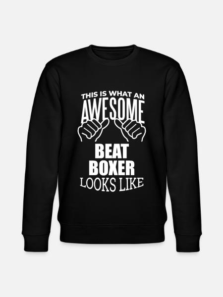 Beatboxing Beatboxing Beatboxing - Stanley/Stella CHANGER Unisex Organic Sweatshirt - black