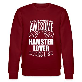 hamster - Sweat bio CHANGER Stanley/Stella Unisexe - bordeaux - Devant - Nik (191cm) & Marisol (170cm)