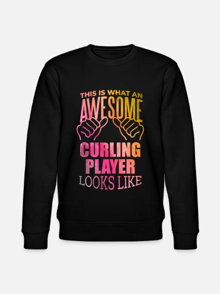 Curling - Stanley/Stella CHANGER Unisex Organic Sweatshirt - black