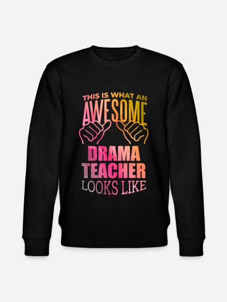 Drama Drama Drama - Stanley/Stella CHANGER Unisex Organic Sweatshirt - black