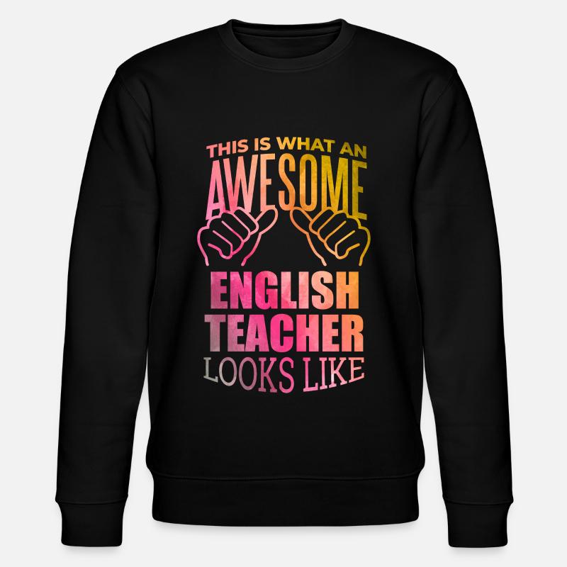 Anglais - Sweat bio CHANGER Stanley/Stella Unisexe - noir