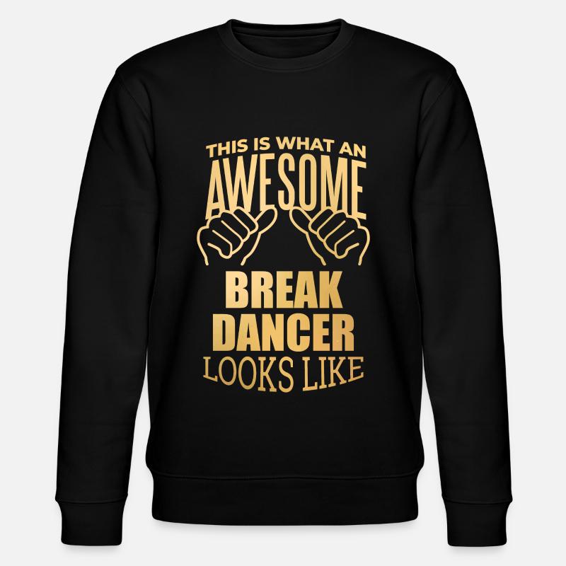 Breakdancer - Stanley/Stella CHANGER Unisex Organic Sweatshirt - black