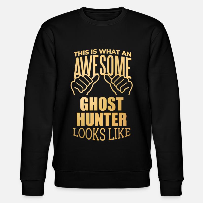 Ghost Hunter - Stanley/Stella CHANGER Unisex Organic Sweatshirt - black