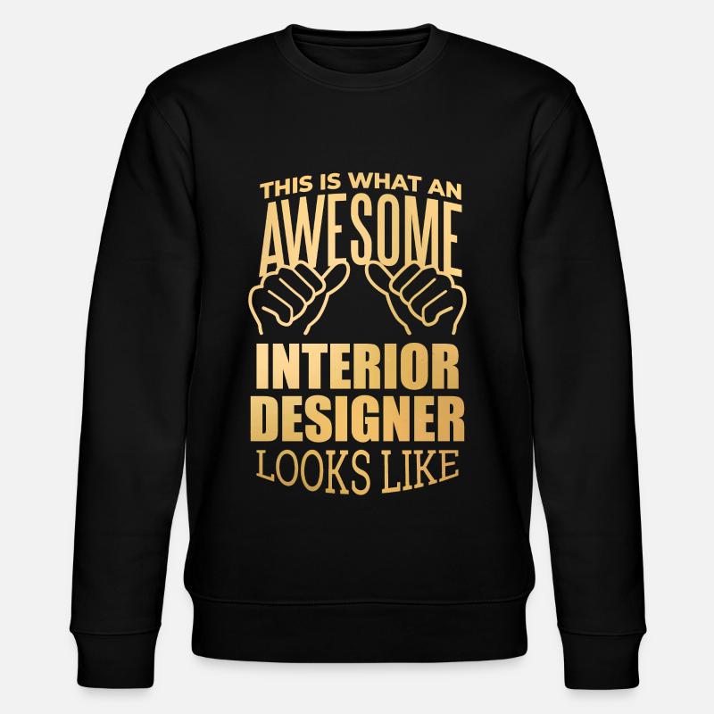 Interior Designer - Stanley/Stella CHANGER Unisex Organic Sweatshirt - black